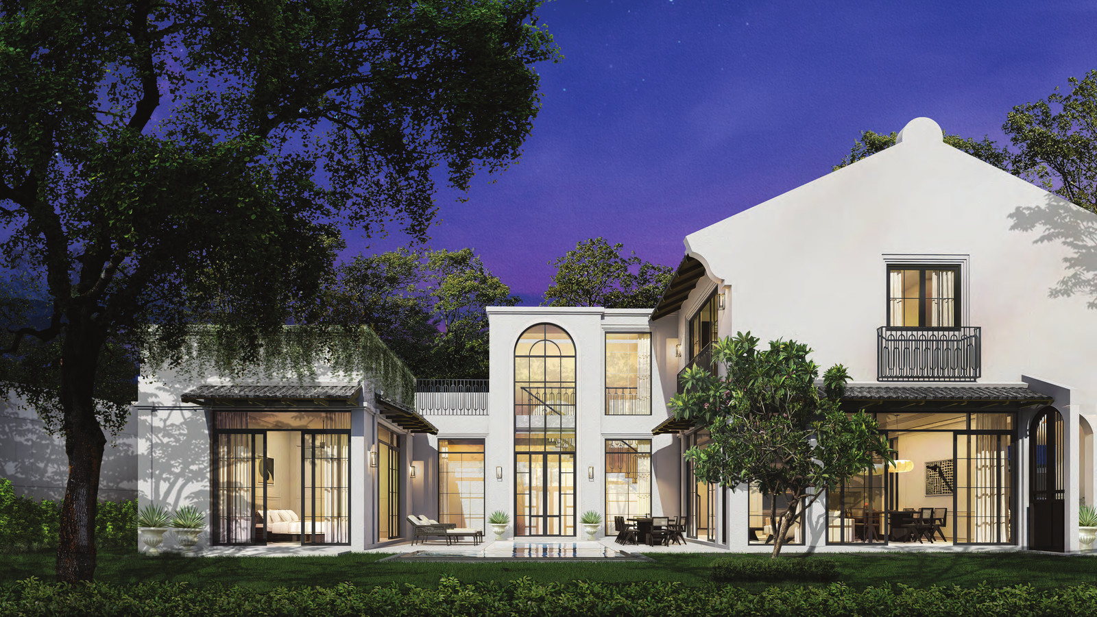 Artist impression of a LAMIETT villa